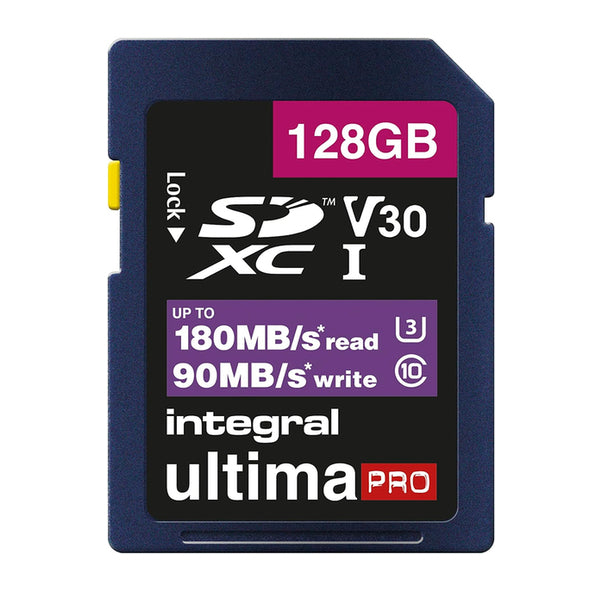Integral SD 128GB Ultima Pro 180 MB/s Integral SD 128GB Ultima Pro 180 MB/s